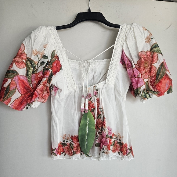 Farm Rio Fruit Linen Top - Picture 6 of 8